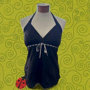 Three-pink-hearts Women's Black Vest